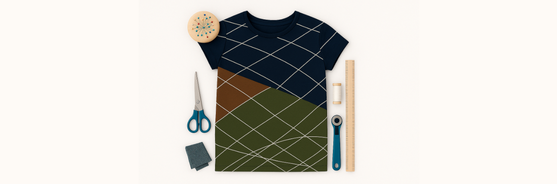 DIY 3-fach Teilung fürs Kids Summer Shirt – nähen für Kinder