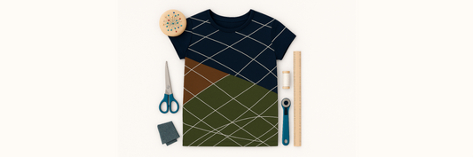 DIY 3-fach Teilung fürs Kids Summer Shirt – nähen für Kinder