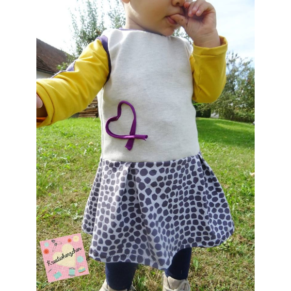 Kinderkleidung nähen – Schnittmuster Etuikleid Mylie – PDF & Nähanleitung