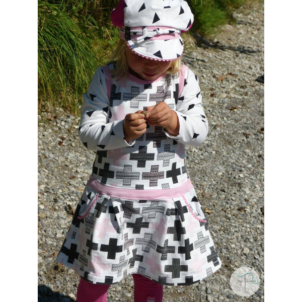 Kinderkleidung nähen – Schnittmuster Etuikleid Mylie – PDF & Nähanleitung