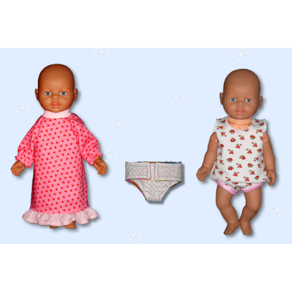 Puppenkleidung nähen – Winter 32 cm – 19 Schnittmuster & Nähanleitung