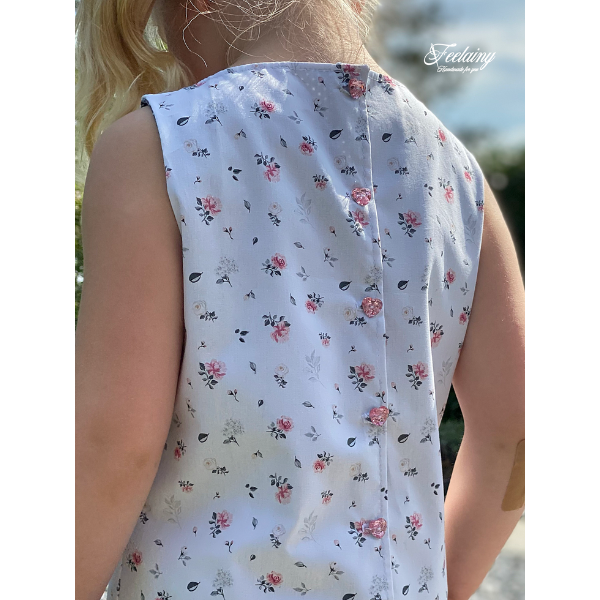 Kinderkleidung nähen – Schnittmuster Etuikleid Mylie – PDF & Nähanleitung