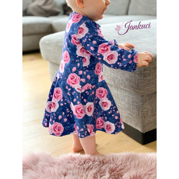 Bequemes Kinderkleid aus Jersey – ideal für den Alltag