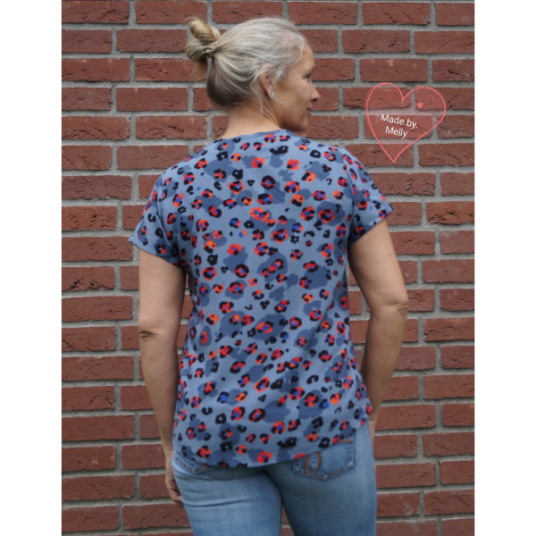 Luftige Sommerbluse nähen – Blusenshirt Anne als PDF