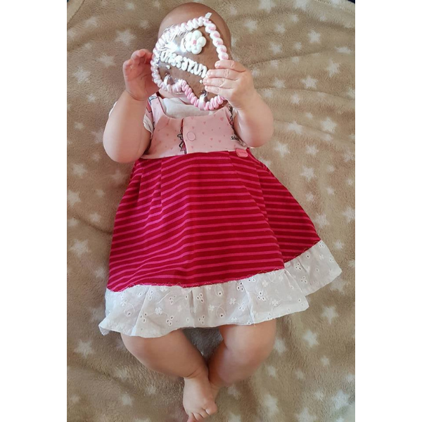 Drehkleid Glöckchen mit Passe nähen – Perfekter Sitz für kleine Mädchen
