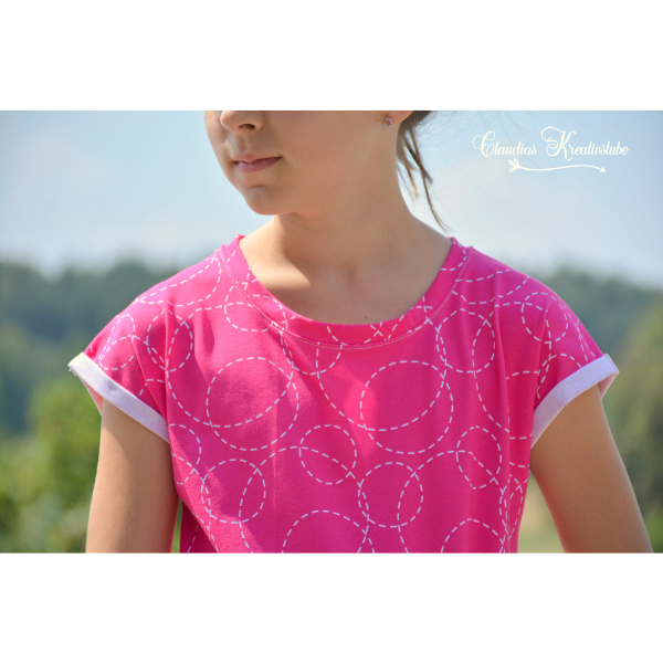 Einfaches Shirt für Kinder nähen – Schnittmuster PDF