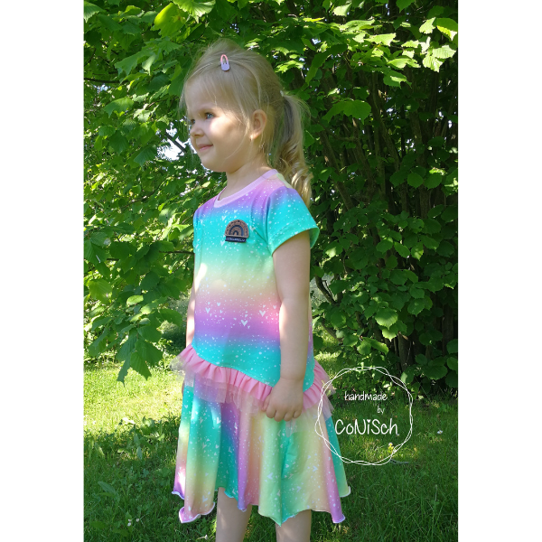 Jersey Kleid Schnittmuster PDF – dehnbares Material für Kinder