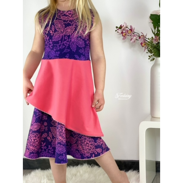 Schnittmuster für Kinder-Drehkleid – Luftiges Jerseykleid für den Sommer selber nähen