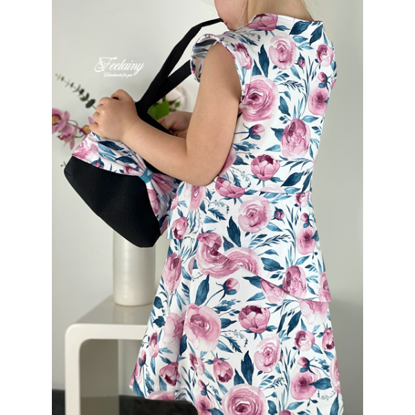 Schnittmuster für Kinder-Drehkleid – Stoffempfehlung für Kinder-Drehkleid: Jersey