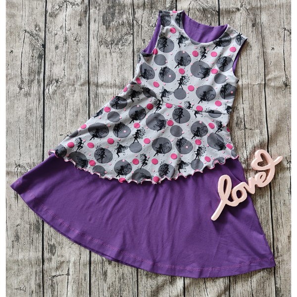 Schnittmuster für Kinder-Drehkleid – Träger-Drehkleid für Kinder als PDF-Schnittmuster