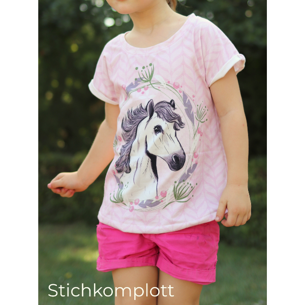 Kinder Sommer-Shirt selber nähen – Schnittmuster als PDF