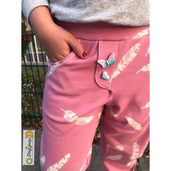 Schnittmuster für Kinder- & Teenagerhose – Coole Kinderhose mit dekorativen Zipper-Details