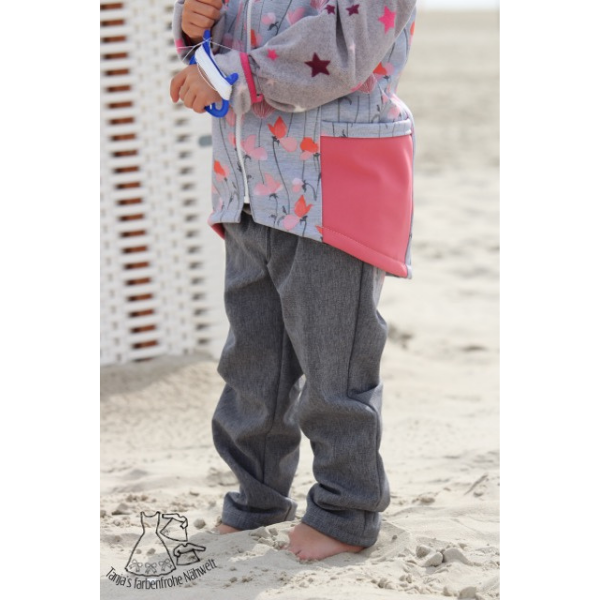 Schnittmuster für Kinder- & Teenagerhose – Coole Softshellhose für Kinder nähen mit Schnittmuster