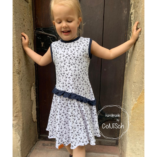 Kinderkleid für Anfänger nähen – einfach & schnell