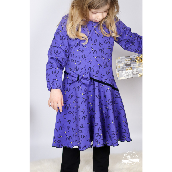 Kinderkleid nähen – Schnittmuster für ein schwingendes Drehkleid