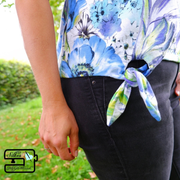 Knotenshirt mit rundem Knoten nähen