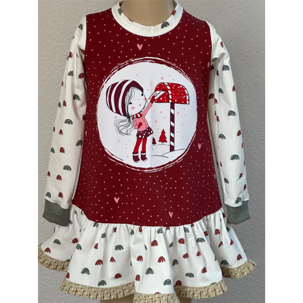 Mädchen-Jerseykleid Luise – Kinder-Sommerkleid mit Nähanleitung als PDF-Schnittmuster