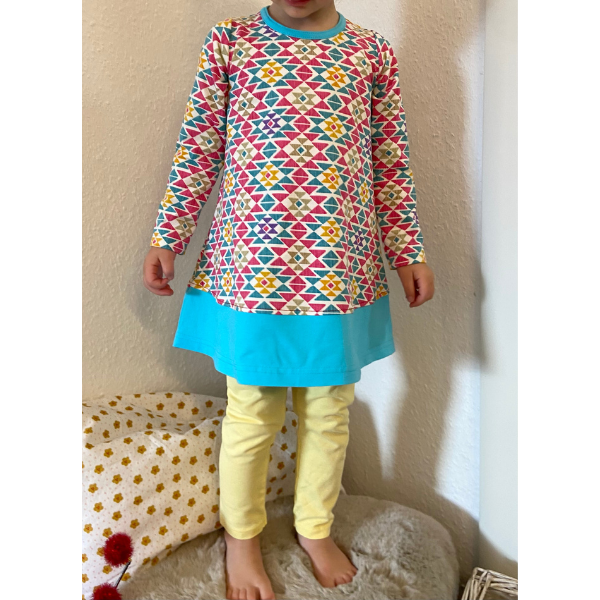 Mädchen-Jerseykleid Luise – Schnell & einfach Mädchenkleid nähen mit Schnittmuster