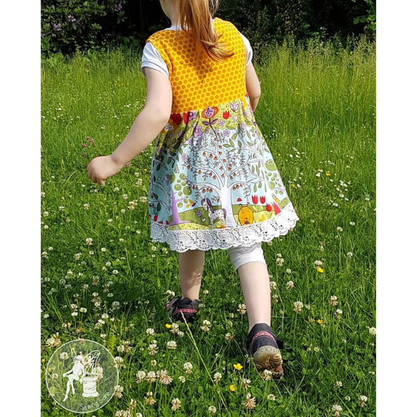 Mädchenkleid Glöckchen ohne Ärmel nähen – Perfektes Sommer-Schnittmuster
