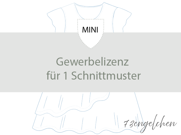 MINI-Lizenz für 1 Schnittmuster – gewerbliche Nutzung bei 73engelchen