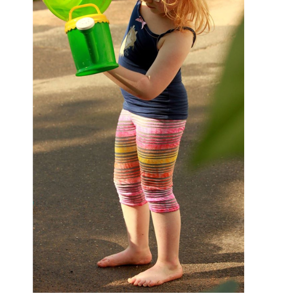 Kinderleggings nähen – digitales Schnittmuster mit Anleitung