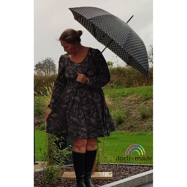 Damen-Kleid Lora aus Jersey mit langen Ärmeln