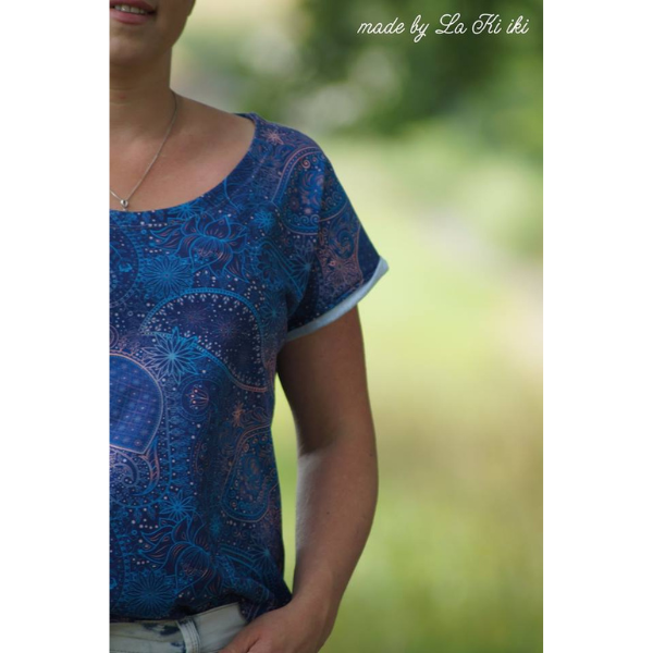 Kleid Lady Summer – bequemer Schnitt mit überschnittenen Ärmeln