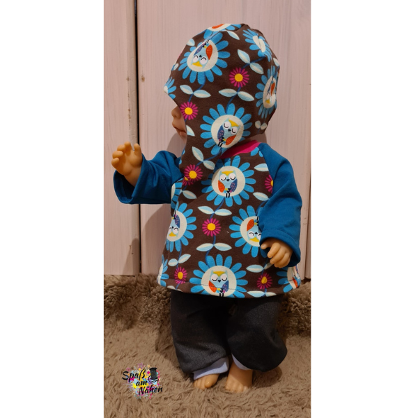 Raglan-Shirt für Puppen selber nähen – Perfekte Puppenmode für kalte Tage