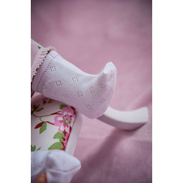 Puppen-Kniestrümpfe nähen – Süßes Schnittmuster für 43 cm Puppen