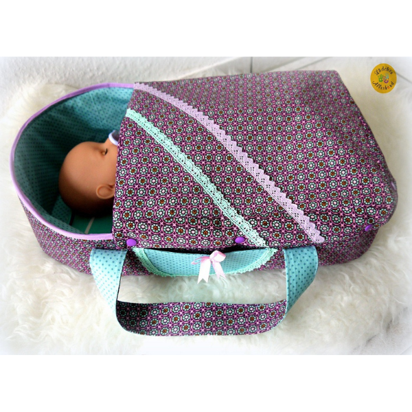 Puppentragetasche selber nähen Schnittmuster – perfekt für kleine Puppenmamas