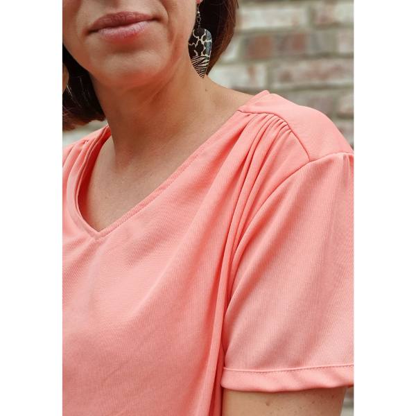Blusenshirt Anne – luftige Damen-Bluse nähen
