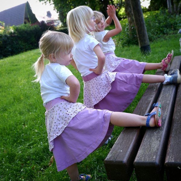 Schnittmuster Drehrock für Kinder – Bequemer Jerseyrock – Nähanleitung PDF