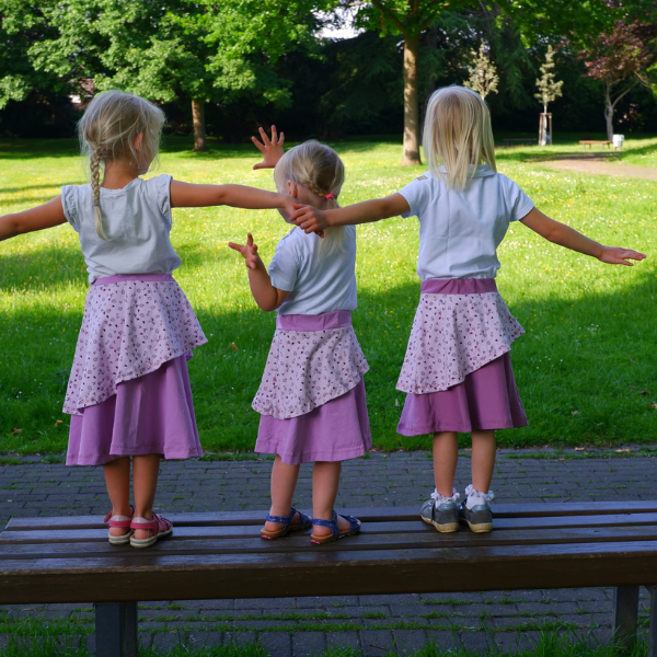 Schnittmuster Jerseyrock Kinder – Kinderkleidung selber nähen – Nähanleitung PDF