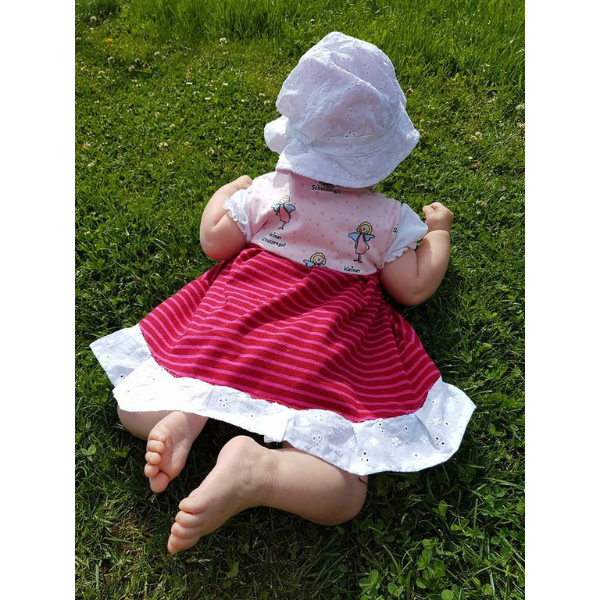 Schnittmuster für Kinderkleidung – Ärmeloses Kleid Glöckchen selber nähen