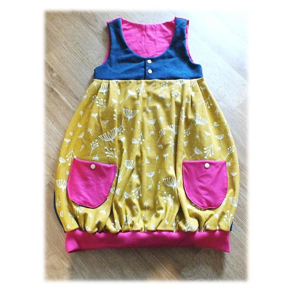 Schnittmuster für Kinderkleidung nähen – Kleid Glöckchen PDF