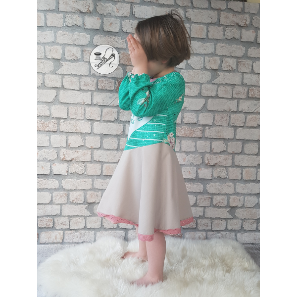 Schnittmuster Kleid für Mädchen – PDF zum Download