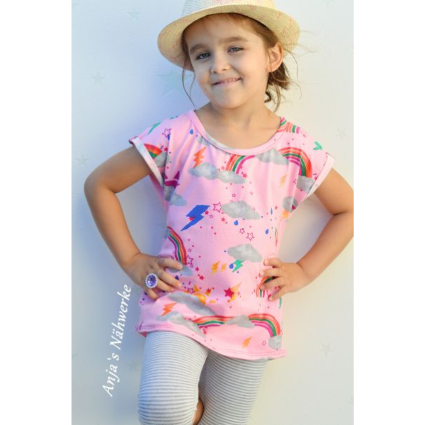 Schnittmuster Shirt Mädchen – PDF & Nähanleitung