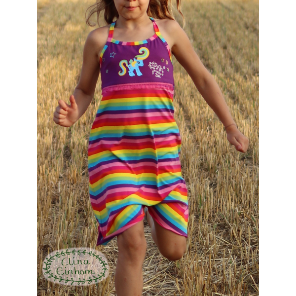Trägerkleid Lara – Kontrastreiche Farbgestaltung