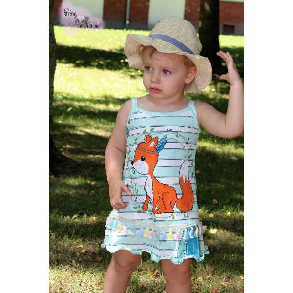 Trägerkleid Lara – Schönes Sommerkleid für Kinder als Nähbeispiel