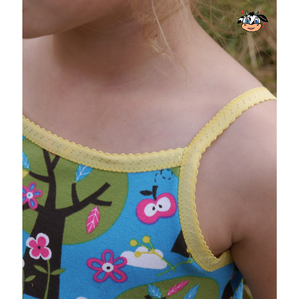 Trägerkleid Lara – Träger-Detail als Nähbeispiel