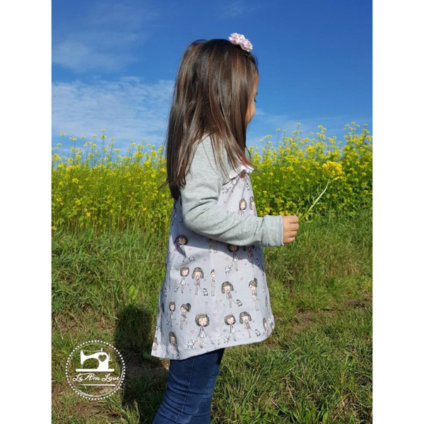 Wickelshirt selber nähen – Schnittmuster für Kinderkleidung