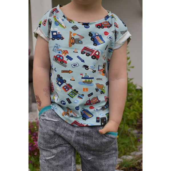Kinderkleidung nähen – Sommershirt Boy Summer – PDF & Nähanleitung