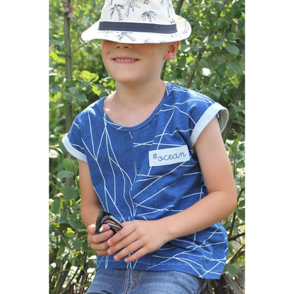 Kinderkleidung nähen – Sommershirt Boy Summer – PDF & Nähanleitung