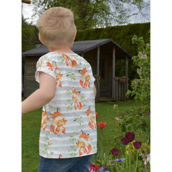 Kinderkleidung nähen – Sommershirt Boy Summer – PDF & Nähanleitung