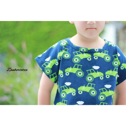 Kinderkleidung nähen – Sommershirt Boy Summer – PDF & Nähanleitung