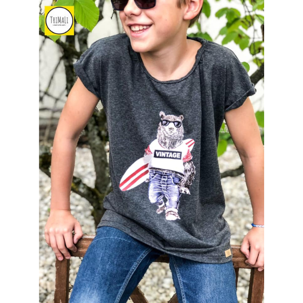 Kinderkleidung nähen – Sommershirt Boy Summer – PDF & Nähanleitung