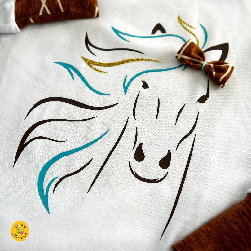 DXF-Datei Pferdekopf – detailreiche Plottervorlage für Bastelideen