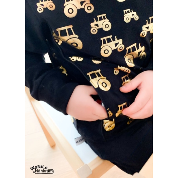 Hoodie mit Tasche nähen