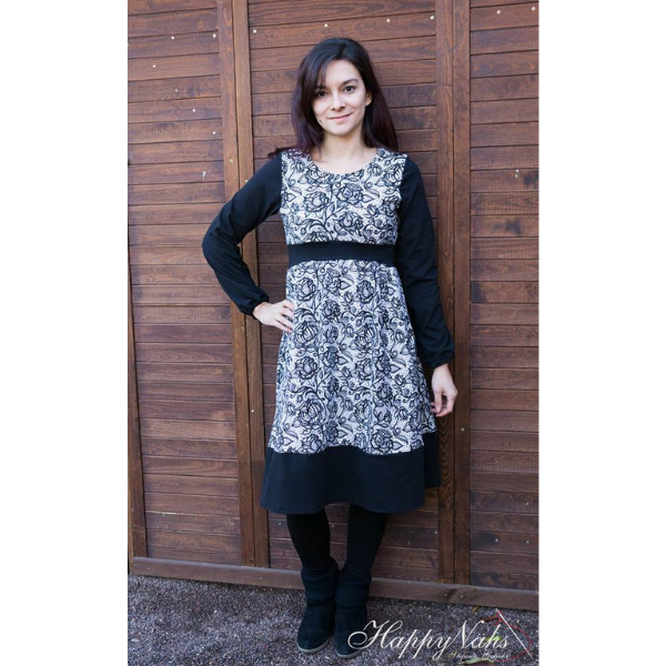 Schnittbogen für das Jerseykleid als PDF