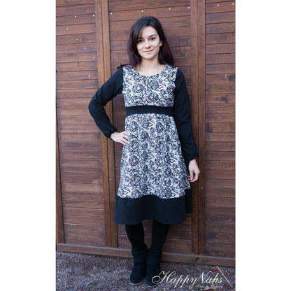 Schnittbogen für das Jerseykleid als PDF